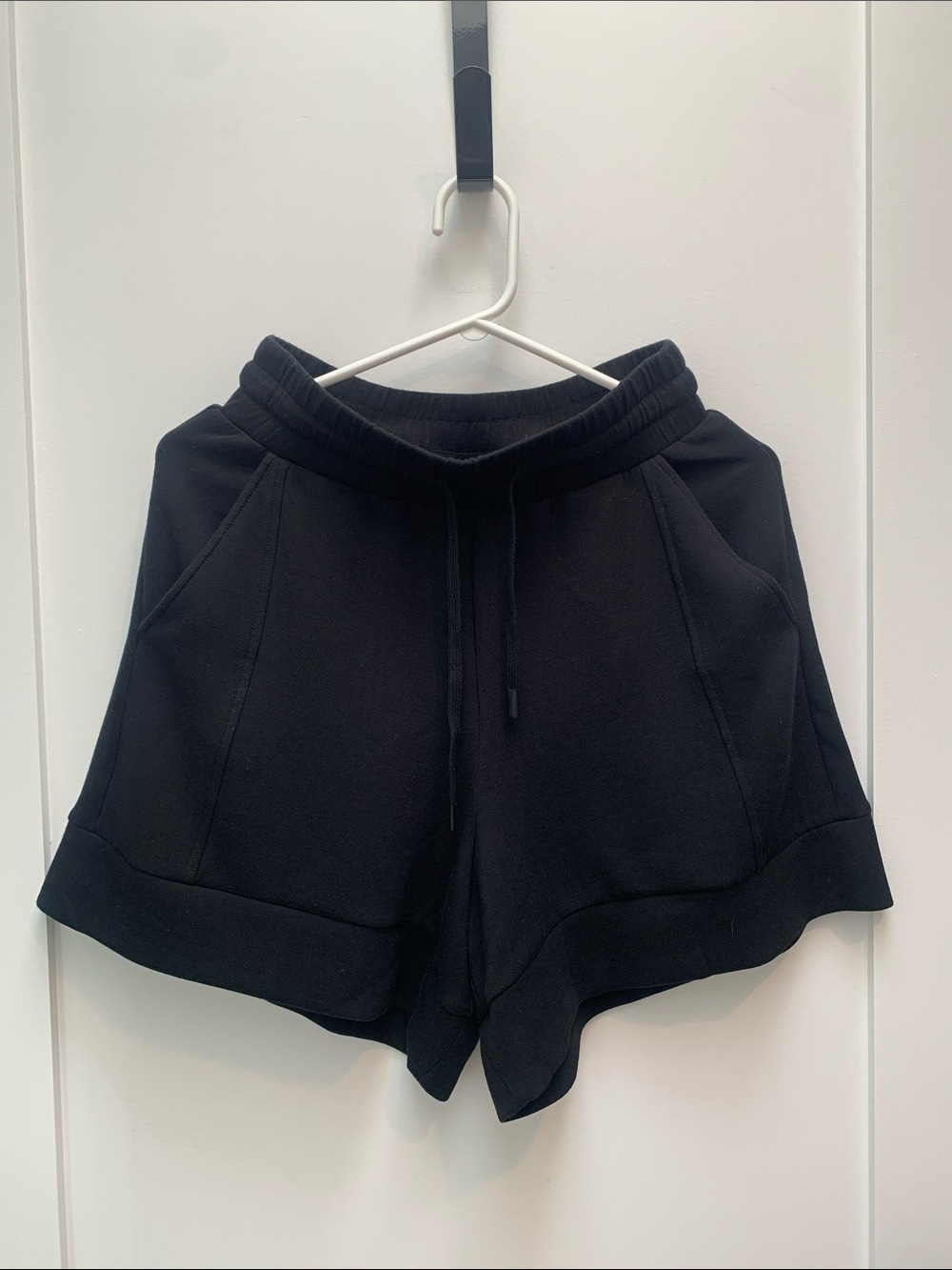 Varley Black Athletic Drawstring Shorts